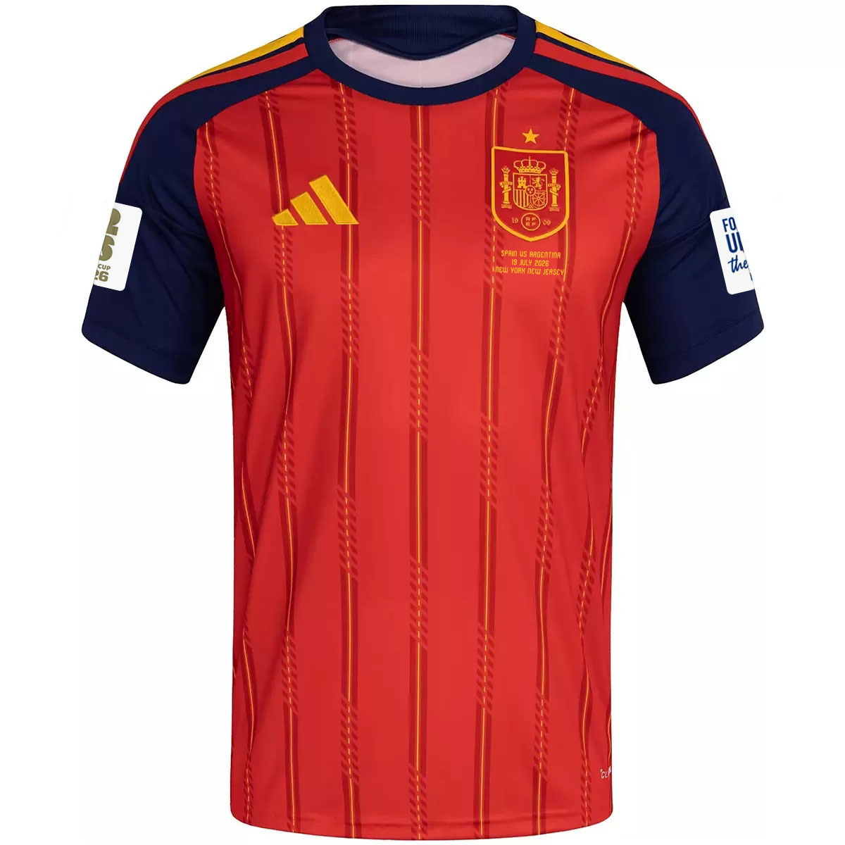 Spain Home World Cup Final Version Jersey 2026