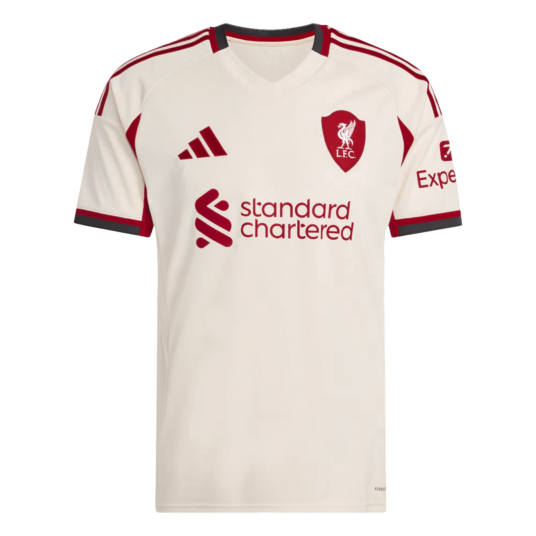 SZOBOSZLAI #8 Liverpool Away Jersey 2025/26 (back view)