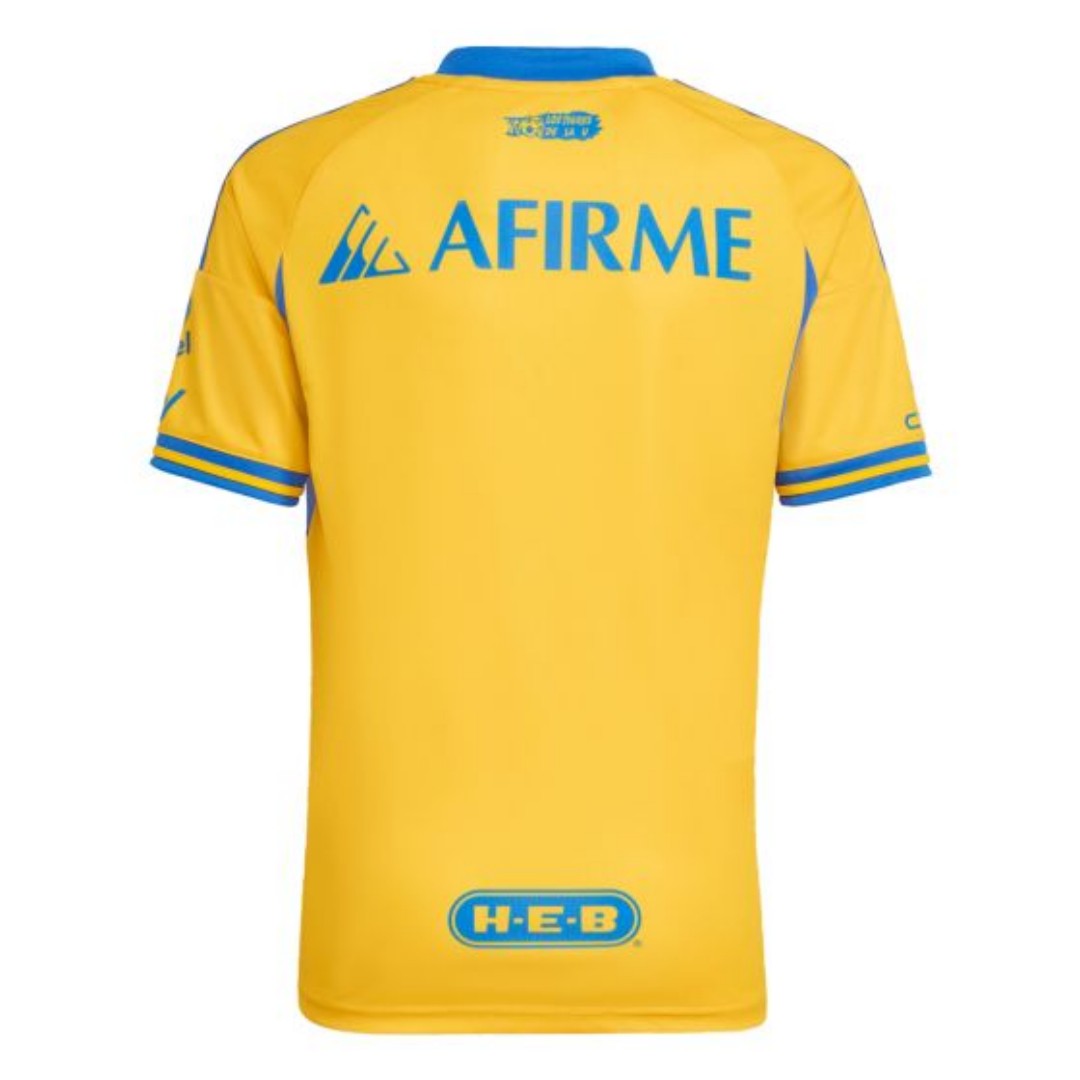 Tigres UANL Home Jersey 2025/26 (back view)