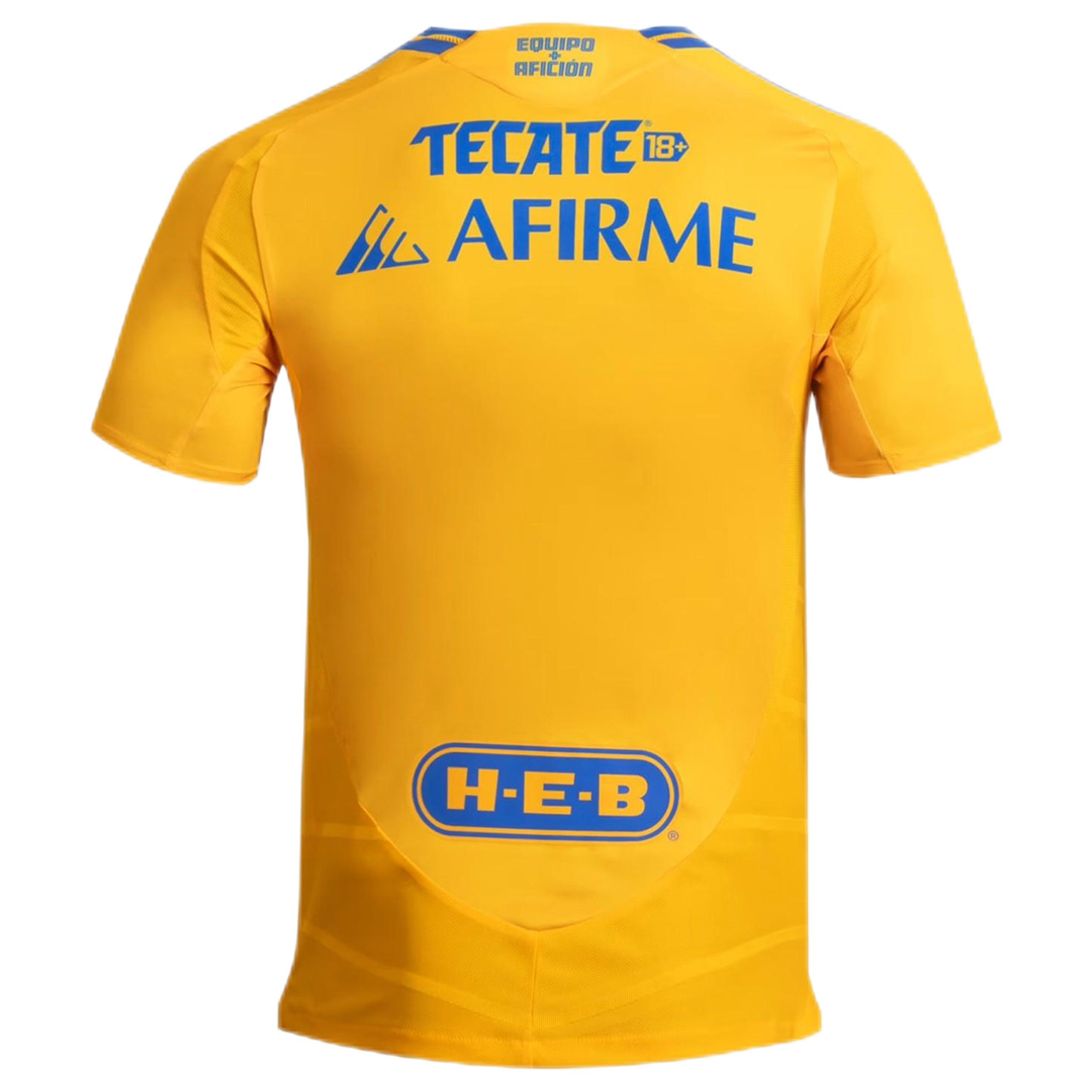 Tigres UANL Home Match Jersey Player Version 2024/25 (back view)