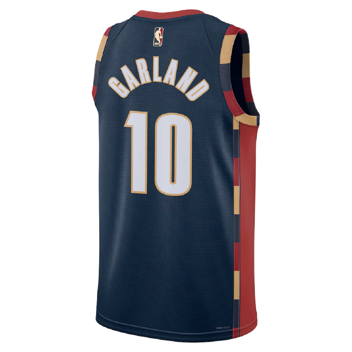 Unisex Cleveland Cavaliers Darius Garland #10 Navy Swingman Jersey - Classic Edition (back view)