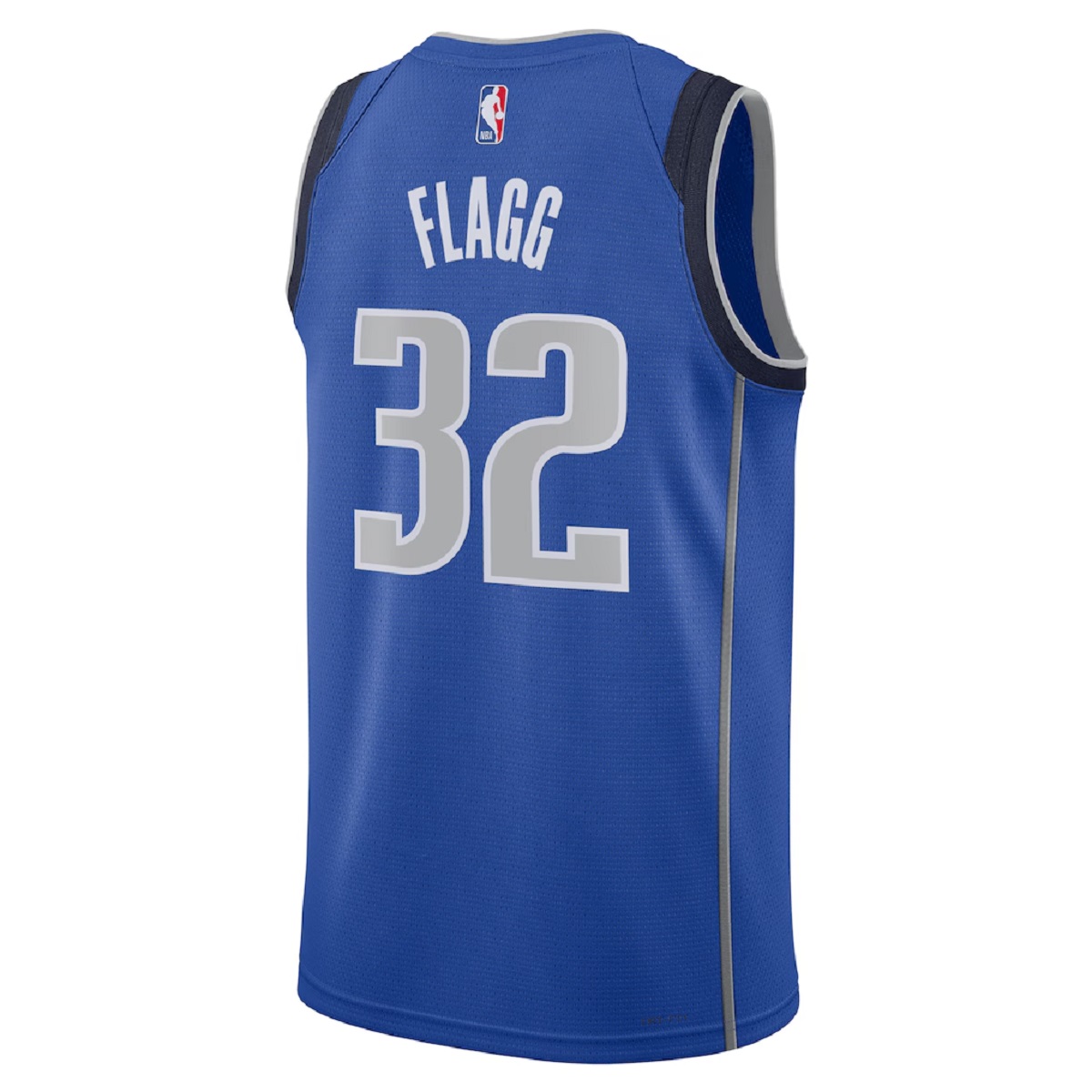 Unisex Dallas Mavericks Cooper Flagg #32 Blue Swingman Jersey - Icon Edition (back view)