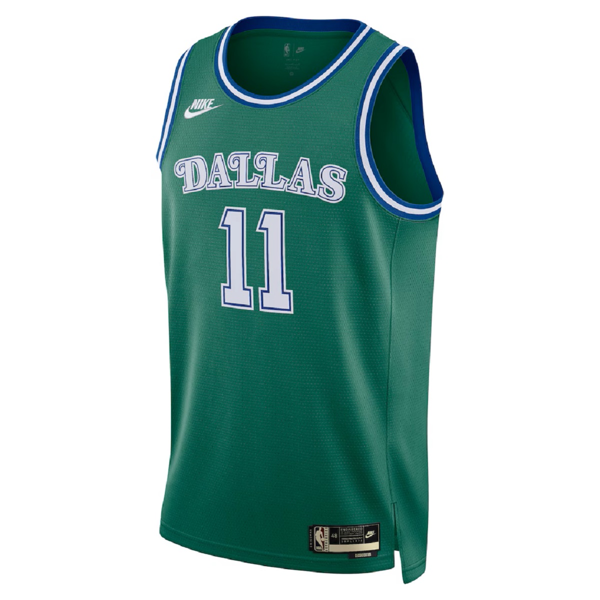 Unisex Dallas Mavericks Kyrie Irving #11 Green Swingman Jersey - Classic Edition (back view)