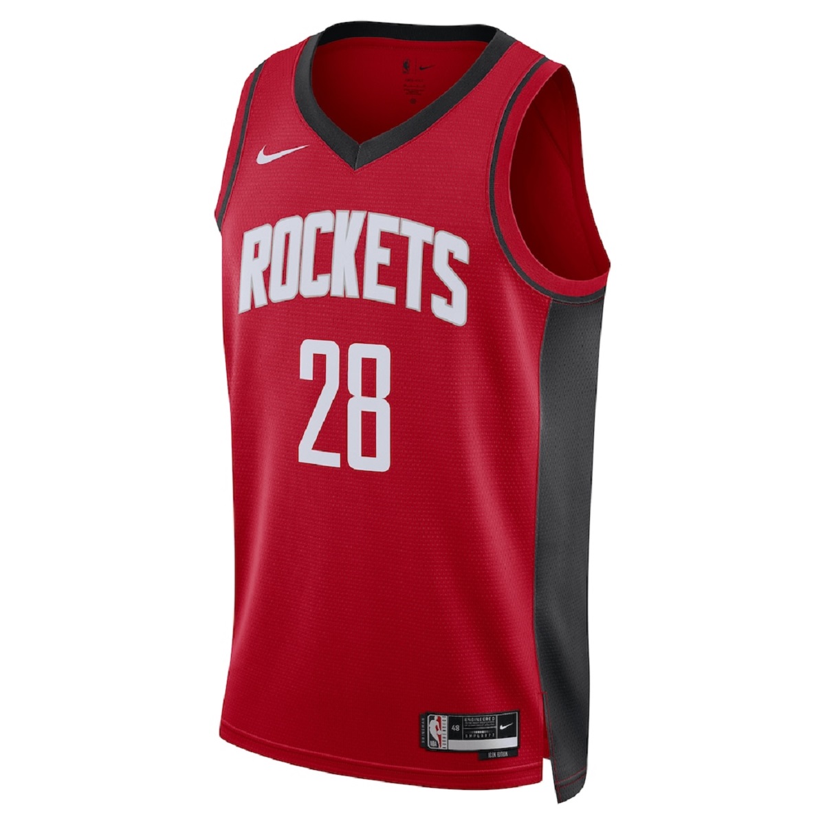 Unisex Houston Rockets Alperen Şengün #28 Red Swingman Jersey - Icon Edition (back view)