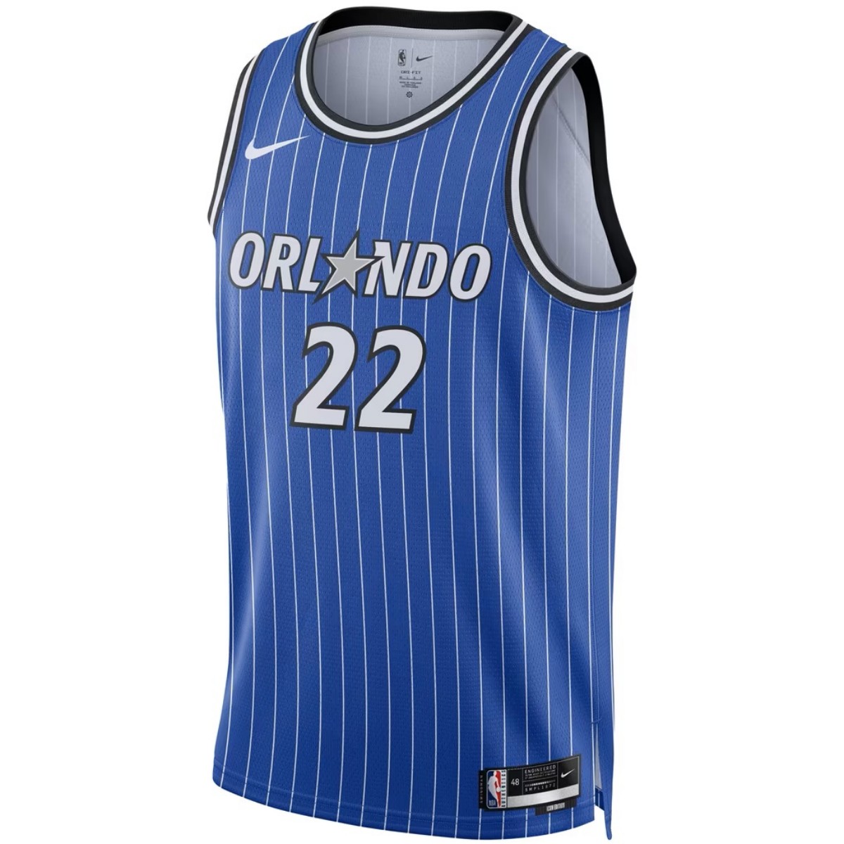 Unisex Orlando Magic Franz Wagner #22 Blue Swingman Jersey - Icon Edition (back view)