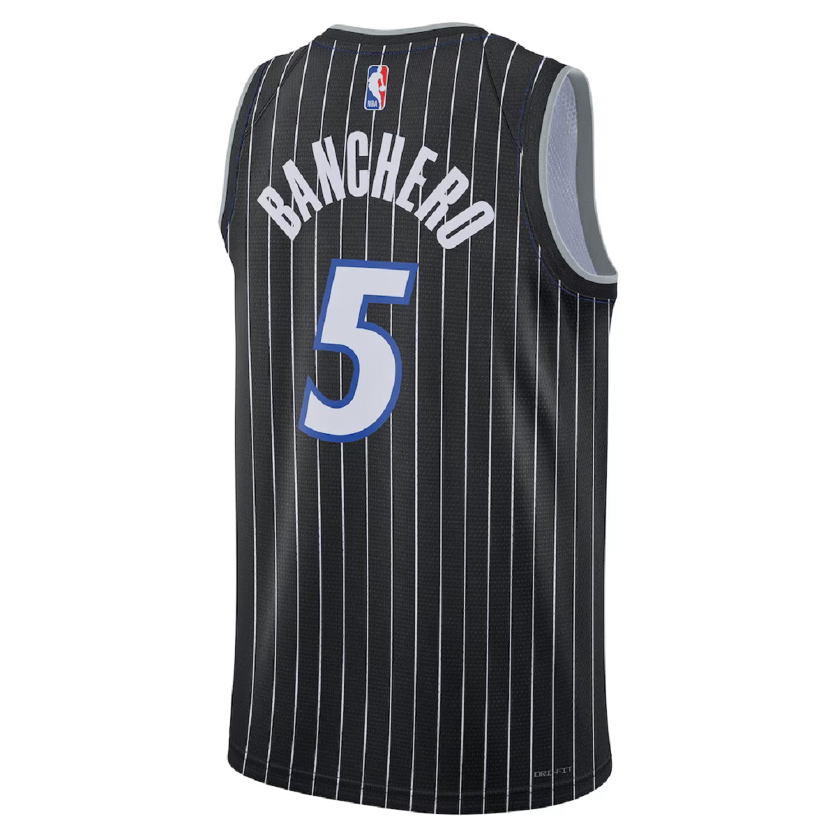 Unisex Orlando Magic Paolo Banchero #5 Black Swingman Jersey - Statement Edition (back view)