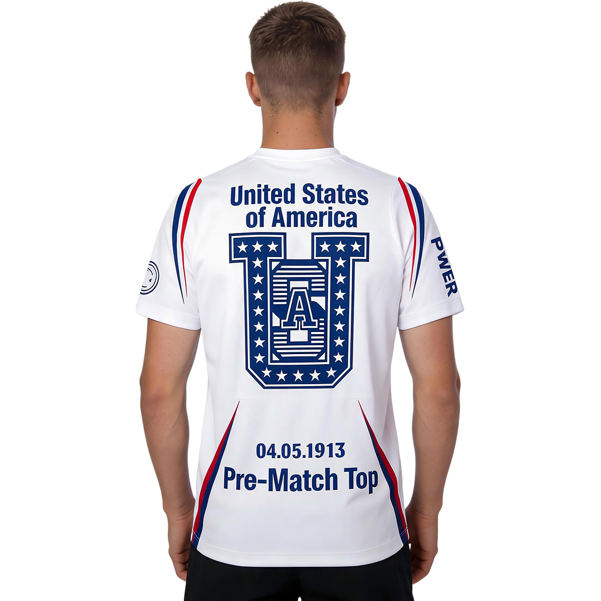 USMNT Pre Match Training Jersey World Cup 2026 (back view)