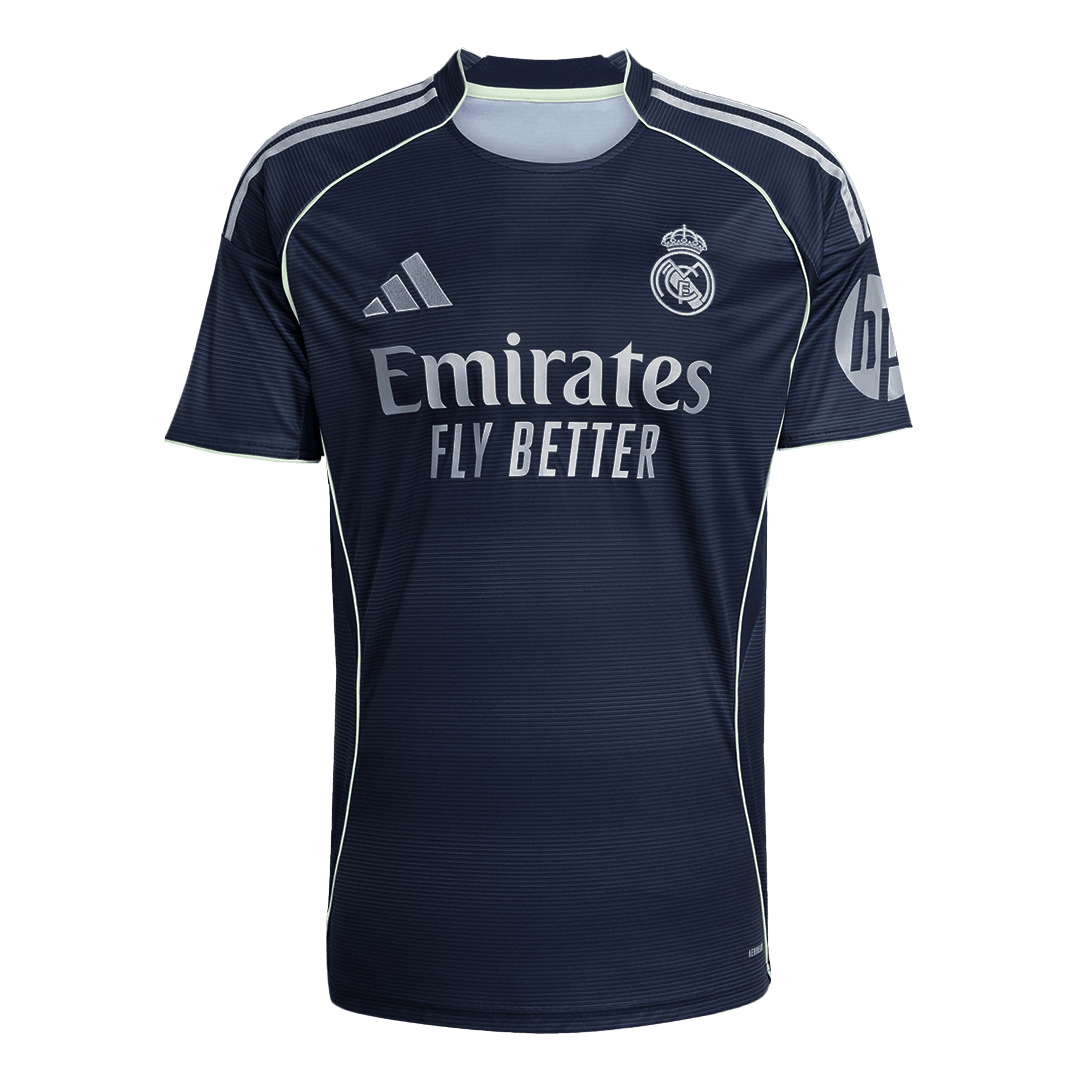 VALVERDE #8 Real Madrid Away Jersey 2025/26 (back view)