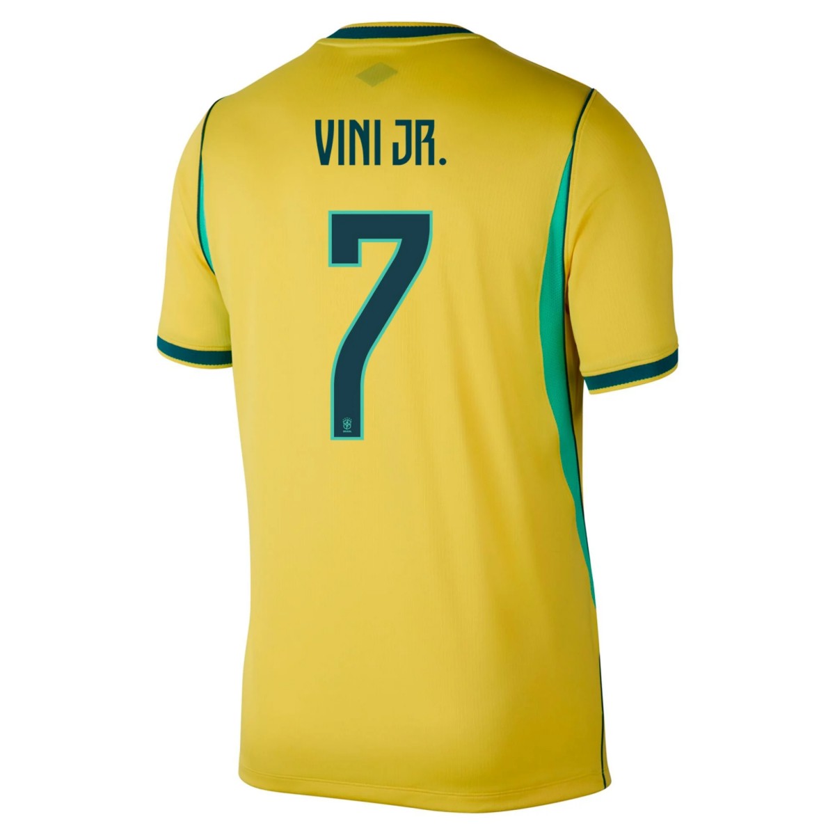 Vini Jr. #7 Brazil Home Jersey World Cup 2026 (back view)