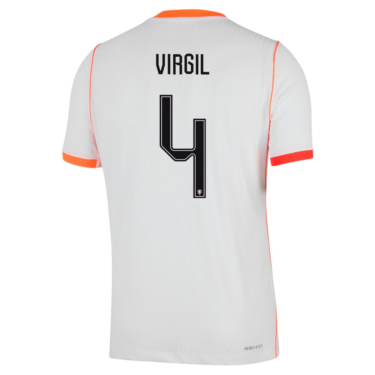 VIRGIL #4 Netherlands Away Match Jersey Player Version World Cup 2026