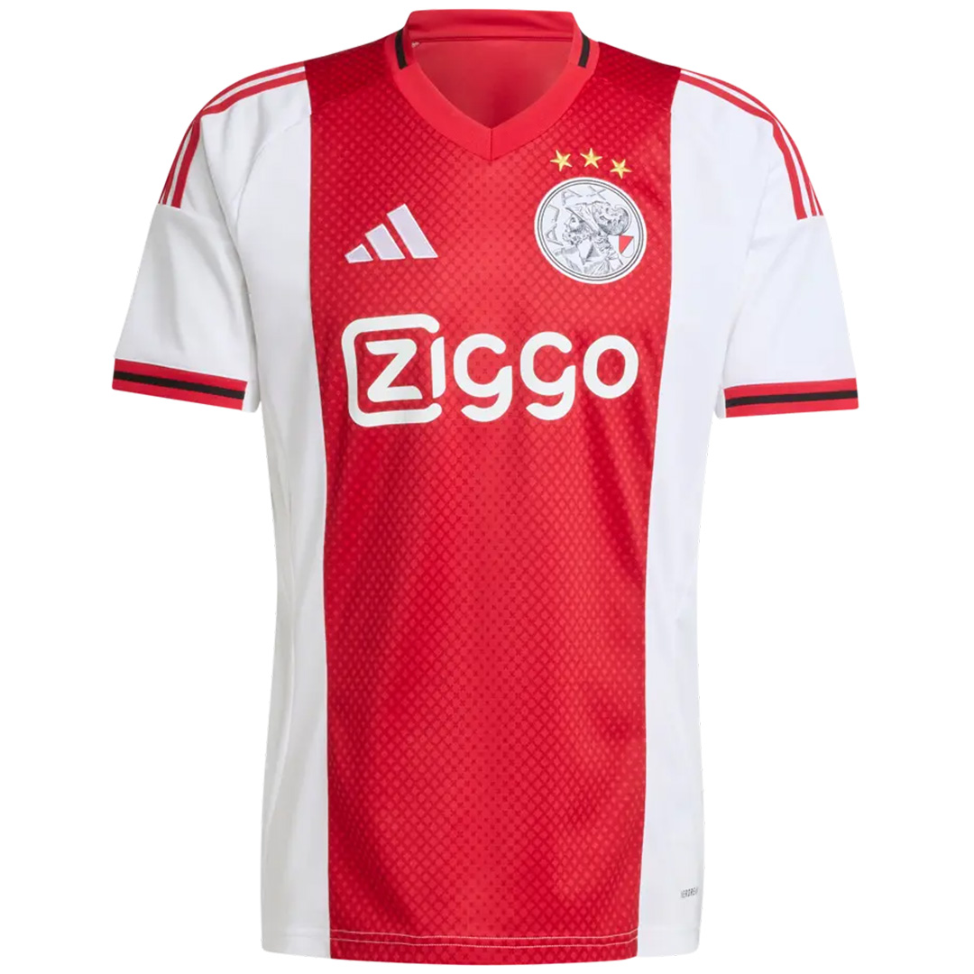 WEGHORST #25 Ajax Home Jersey 2025/26 (back view)