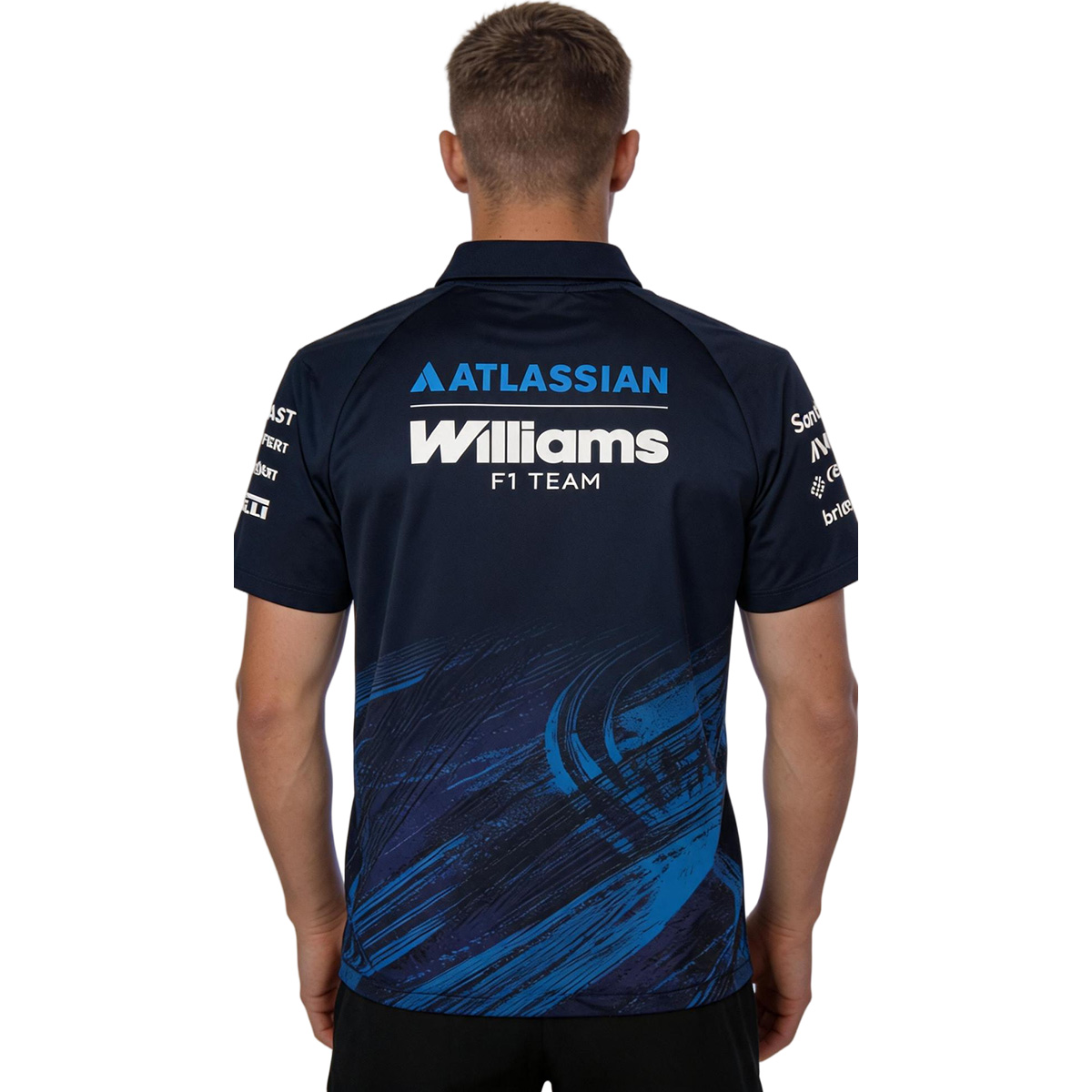 Williams F1 Racing Team New Era Team Polo 2026 (back view)
