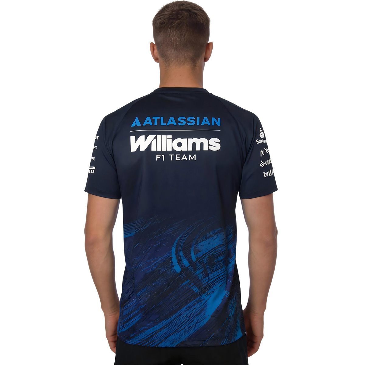 Williams F1 Racing Team New Era Tech T-Shirt 2026 (back view)