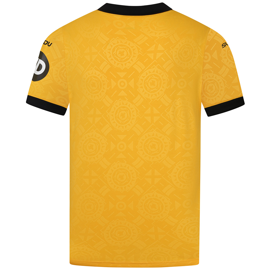 Wolves Home Jersey 2025/26 (back view)