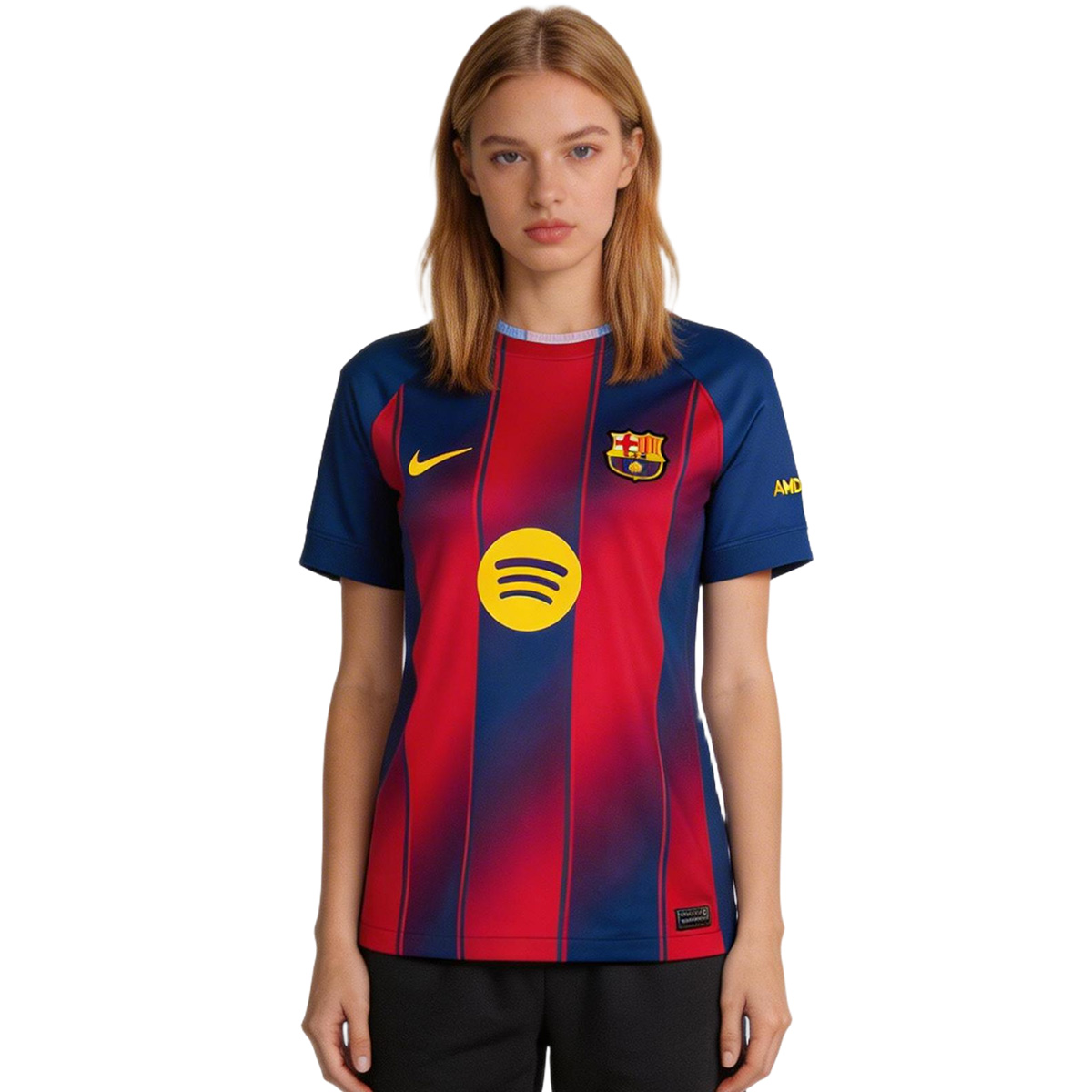 Women's Barcelona Home Jersey 2025/26 (back view)