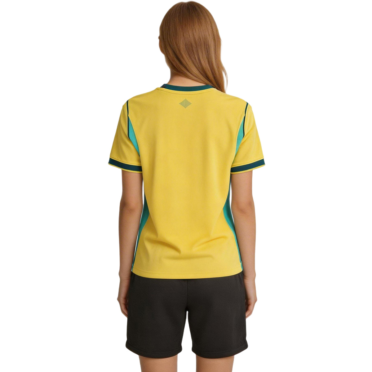 Women's Brazil Home Jersey World Cup 2026 (back view)