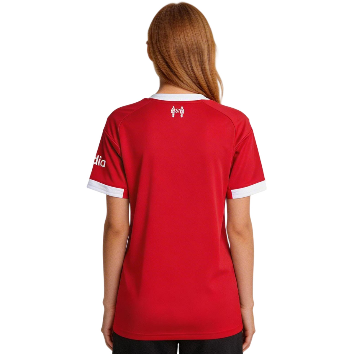 Women's Liverpool Home Jersey 2025/26 (back view)