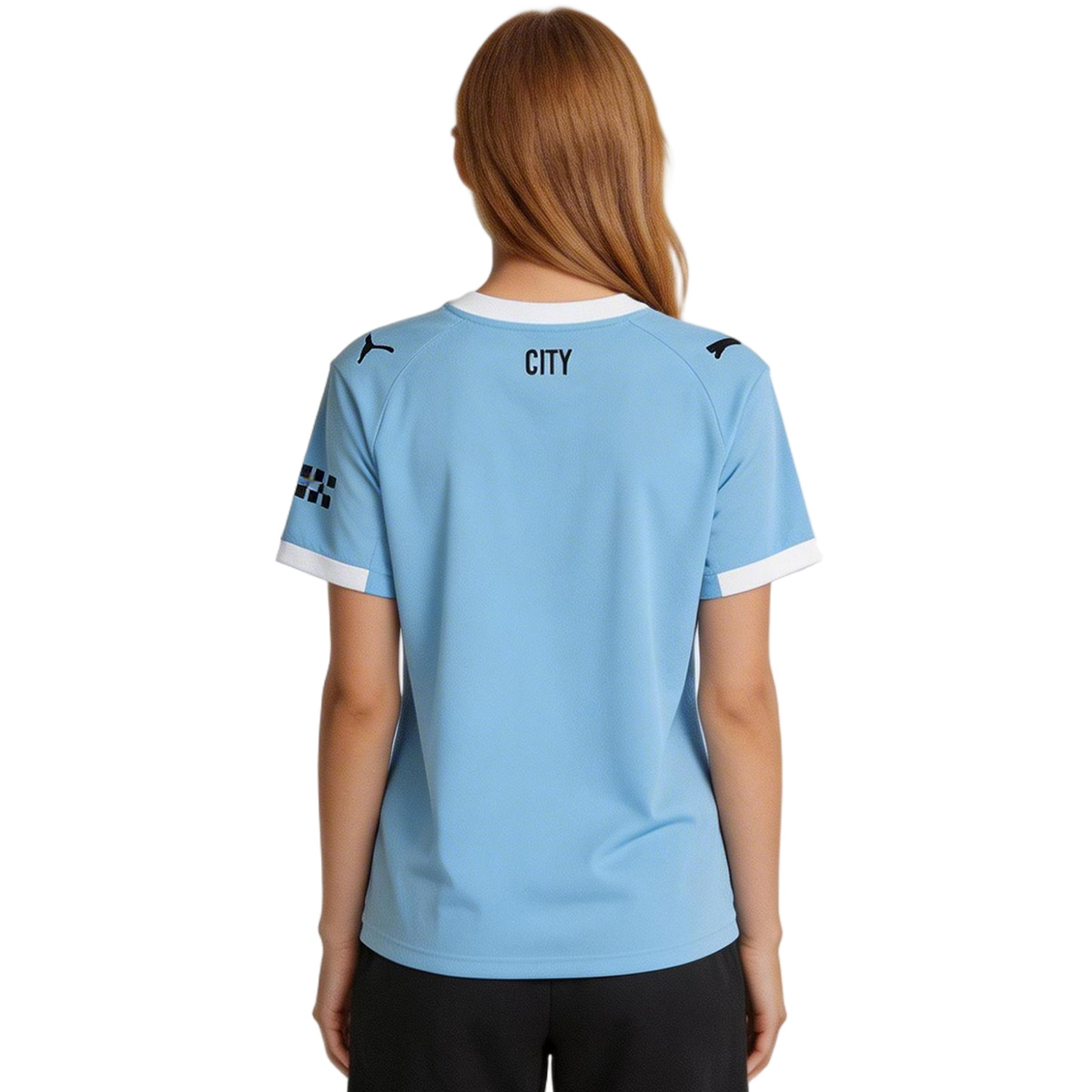 Women's Manchester City Home Jersey 2025/26 (back view)