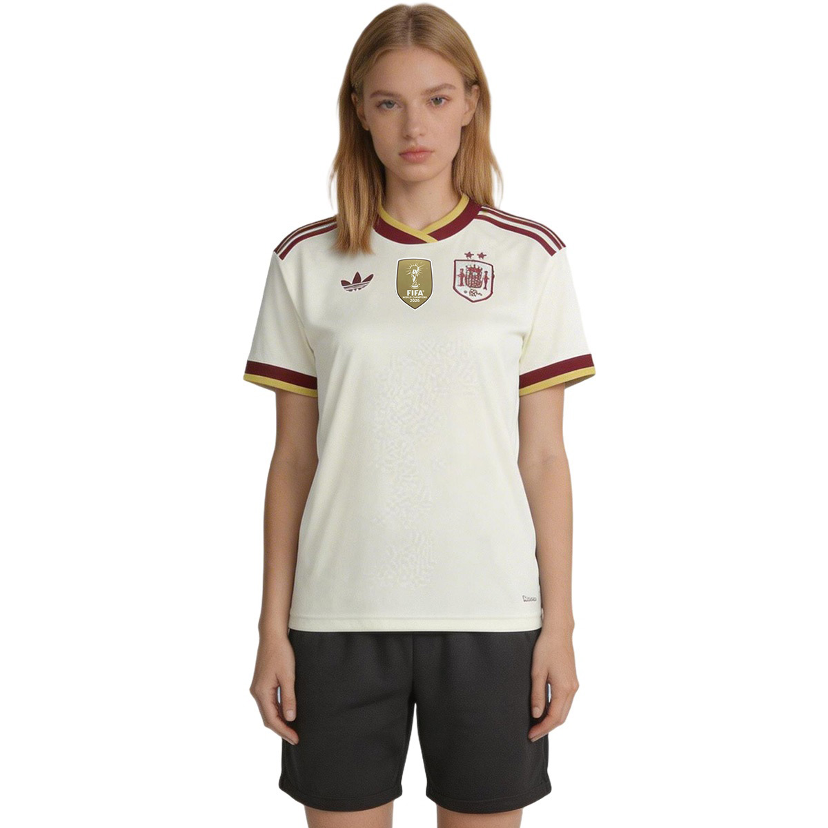 Women's Spain Away 2 Star Jersey World Cup 2026