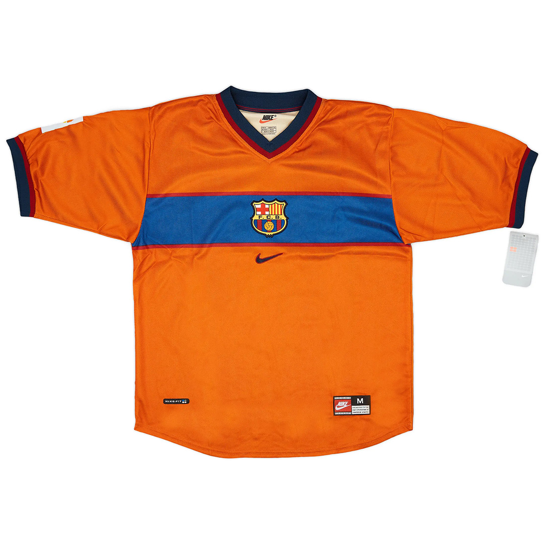 Xavi #26 Retro Barcelona Third Jersey 1998/99 (back view)