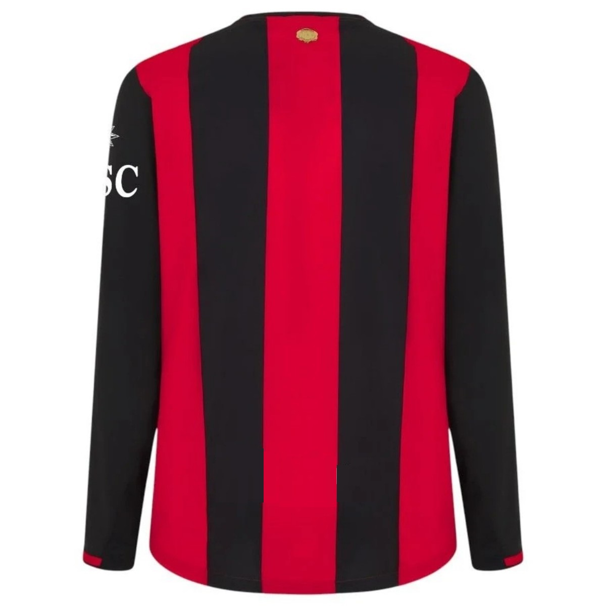 AC Milan Home Long Sleeve Jersey 2026/27 (back view)
