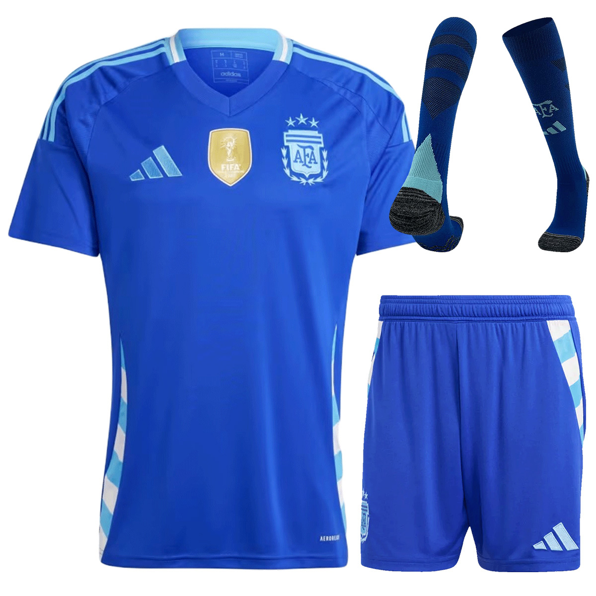Argentina Away Full Jersey Kit Copa America 2024