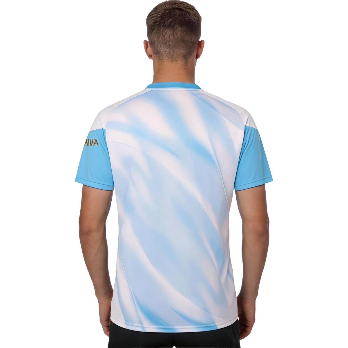 Argentina x Messi Farewell Anniversary Pre-Match Jersey 2026 (back view)