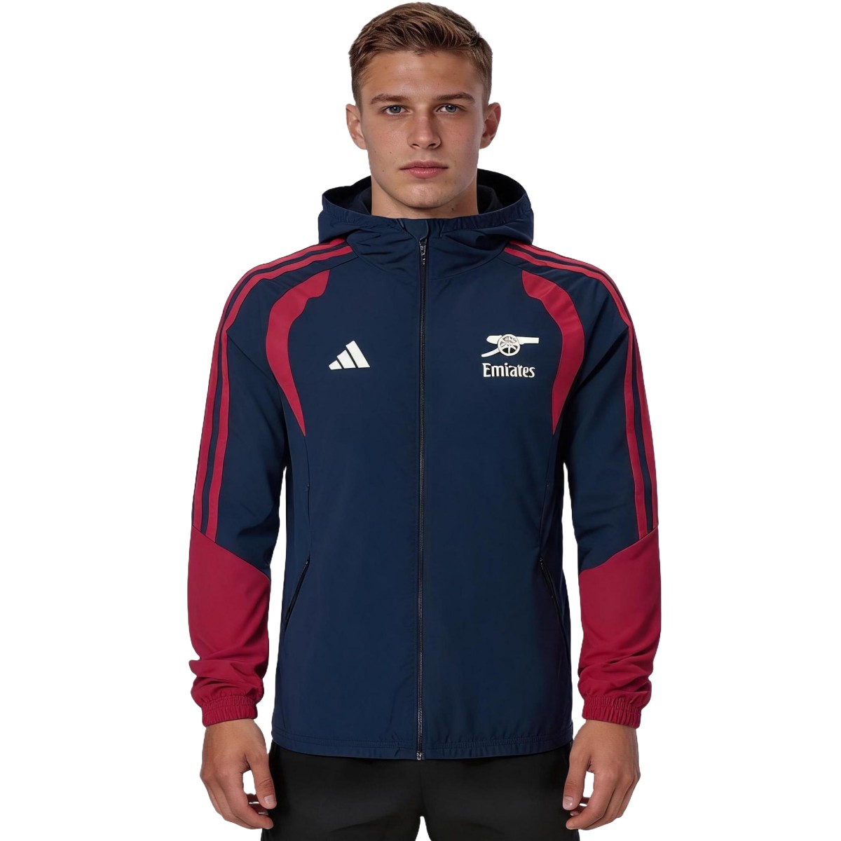 Arsenal Hoodie Windbreaker Jacket Navy 2026/27