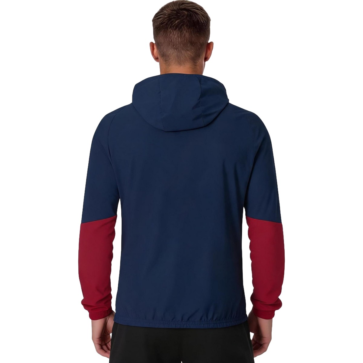 Arsenal Hoodie Windbreaker Jacket Navy 2026/27 (back view)