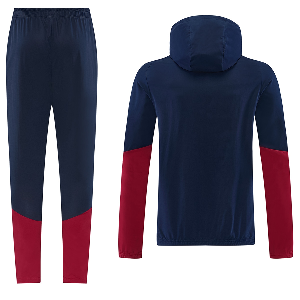 Arsenal Windbreaker Tracksuit Kit(Hoodie+Pants) Navy 2026/27 (back view)
