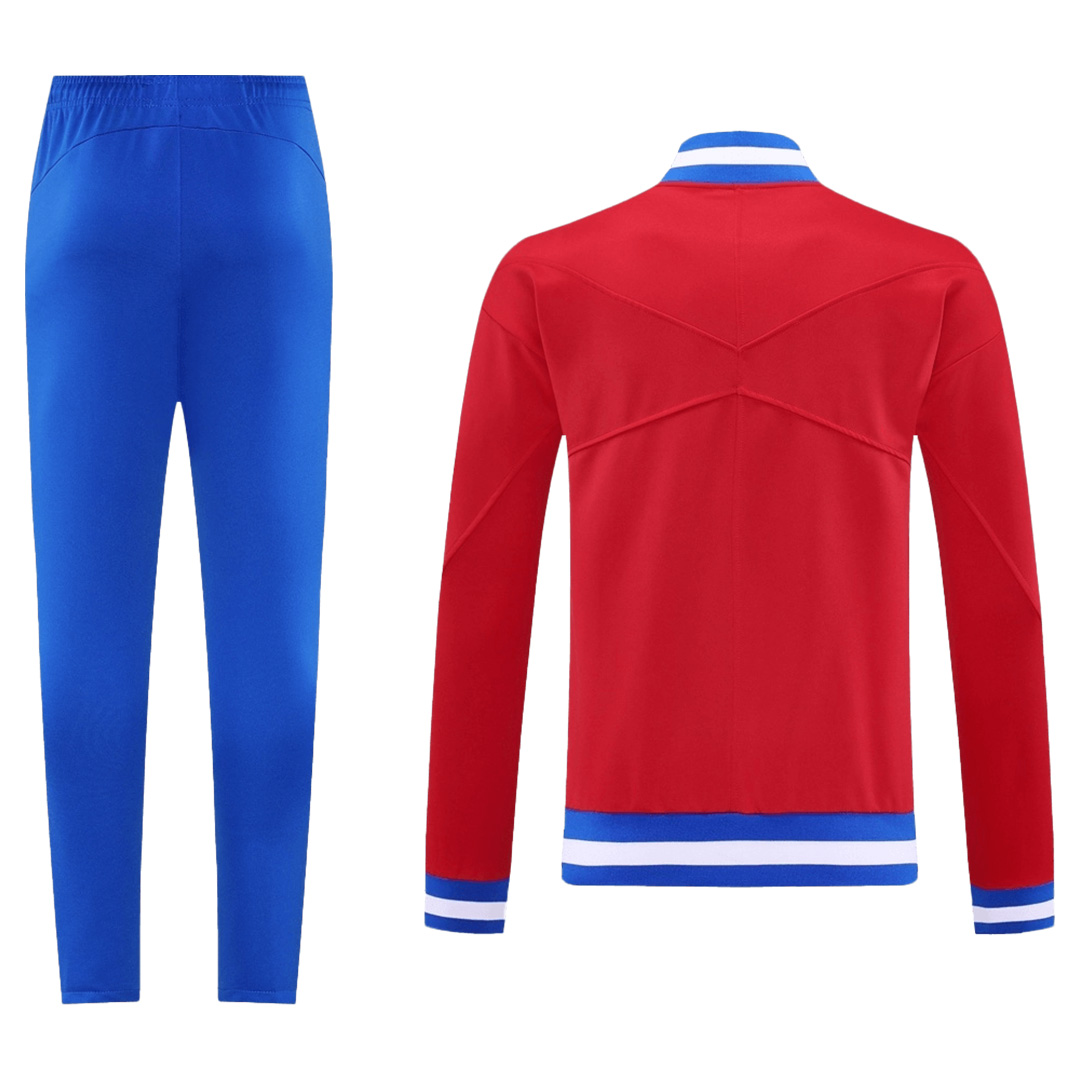 Atletico Madrid Training Tracksuit Kit(Jacket+Pants) Red 2025/26 (back view)
