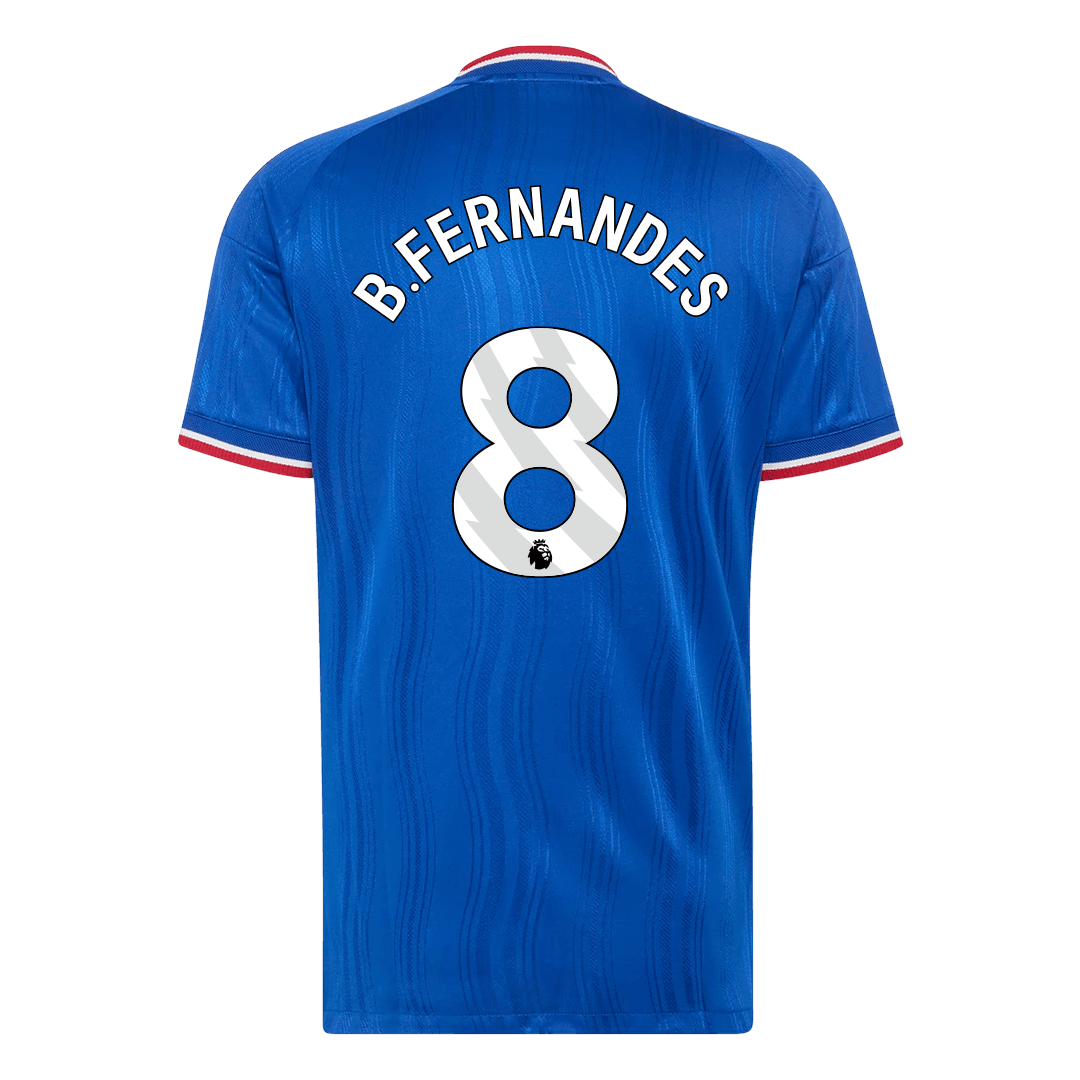 B. FERNANDES #8 Manchester United Away Match Jersey Player Version 2026/27 (back view)
