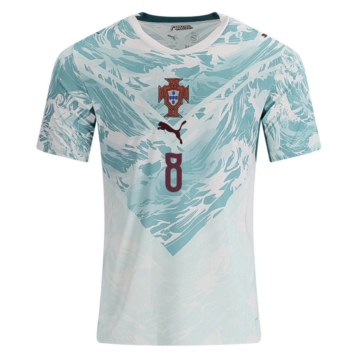 B.FERNANDES #8 Portugal Away Jersey World Cup 2026 (back view)