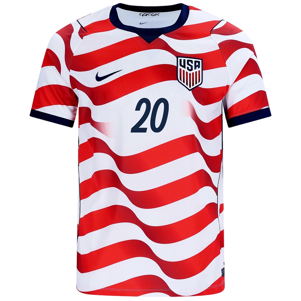 Balogun #20 USMNT Home Jersey World Cup 2026 (back view)