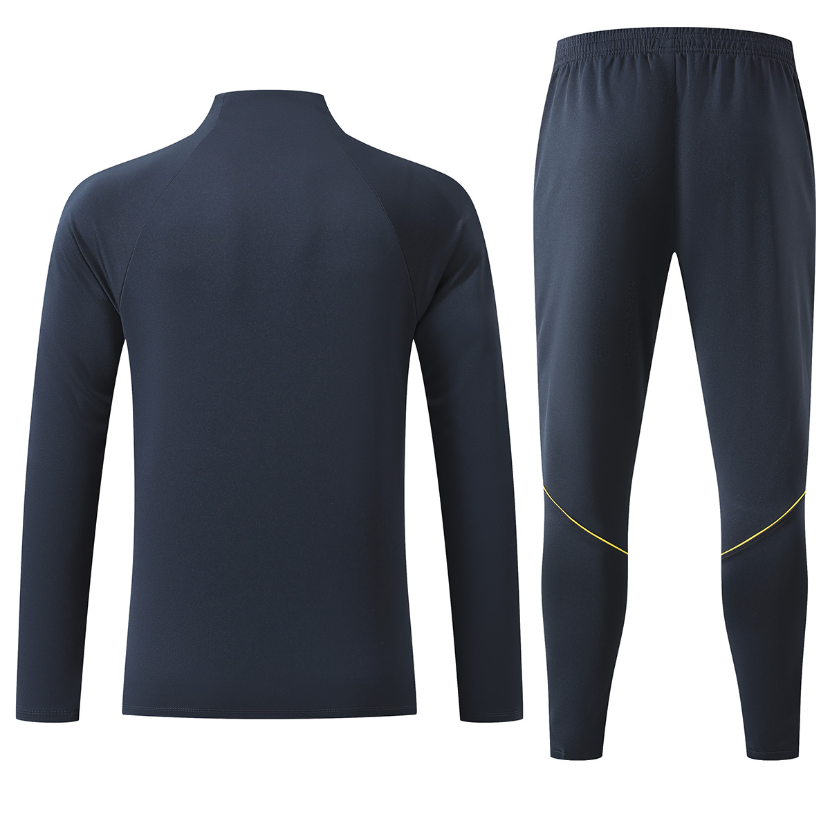 Barcelona 1/4 Zipper Sweat Kit(Top+Pants) Navy 2026/27 (back view)