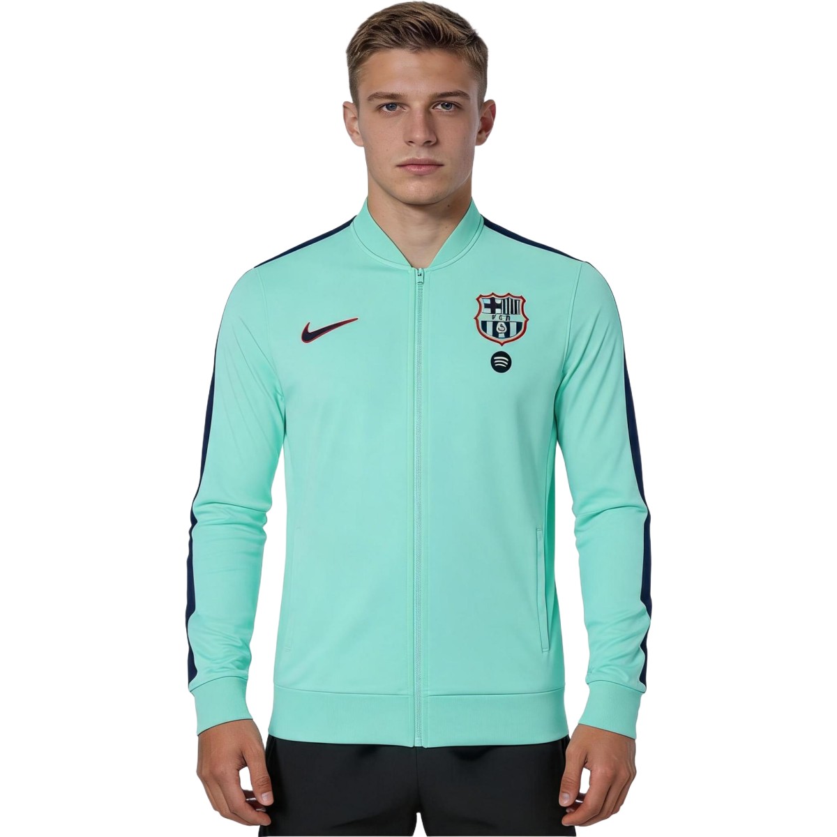 Barcelona Anthem Jacket Green 2026/27