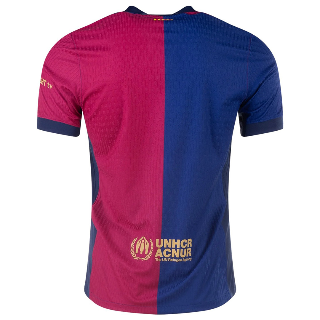 Barcelona Home Match Jersey Player Version 2024/25 (back view)