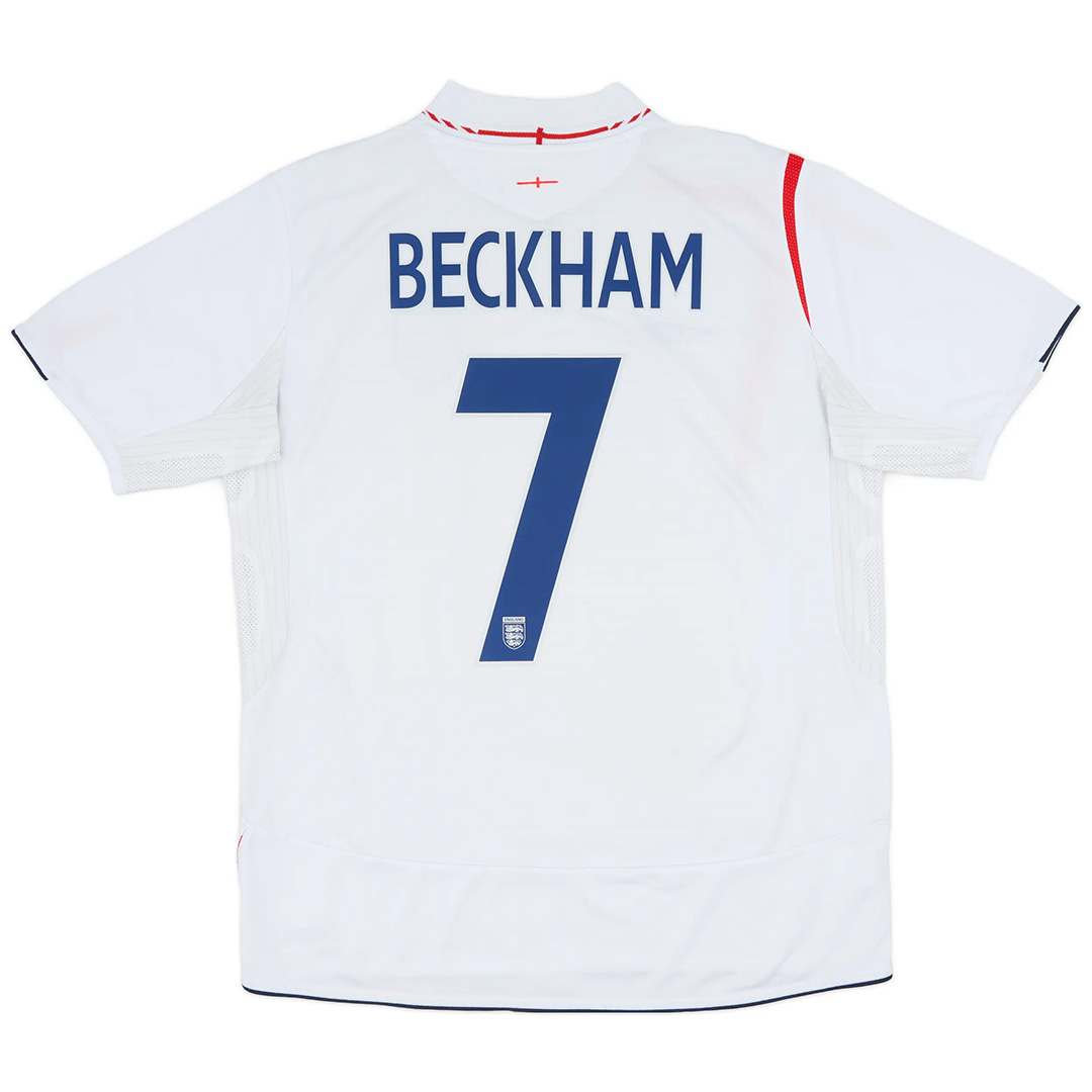 BECKHAM #7 Retro England Home Jersey World Cup 2006