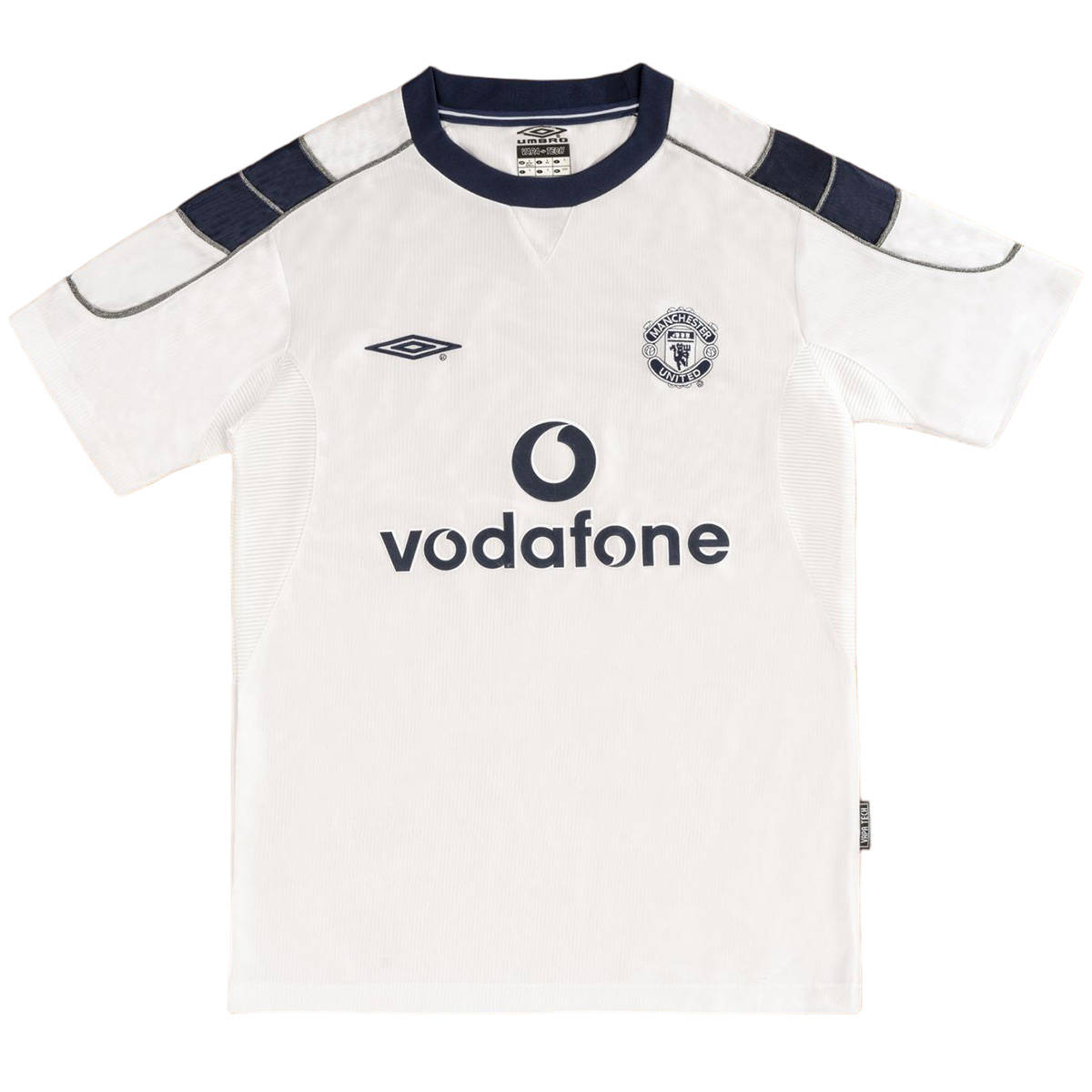 BECKHAM #7 Retro Manchester United Away Jersey 2000/01 (back view)