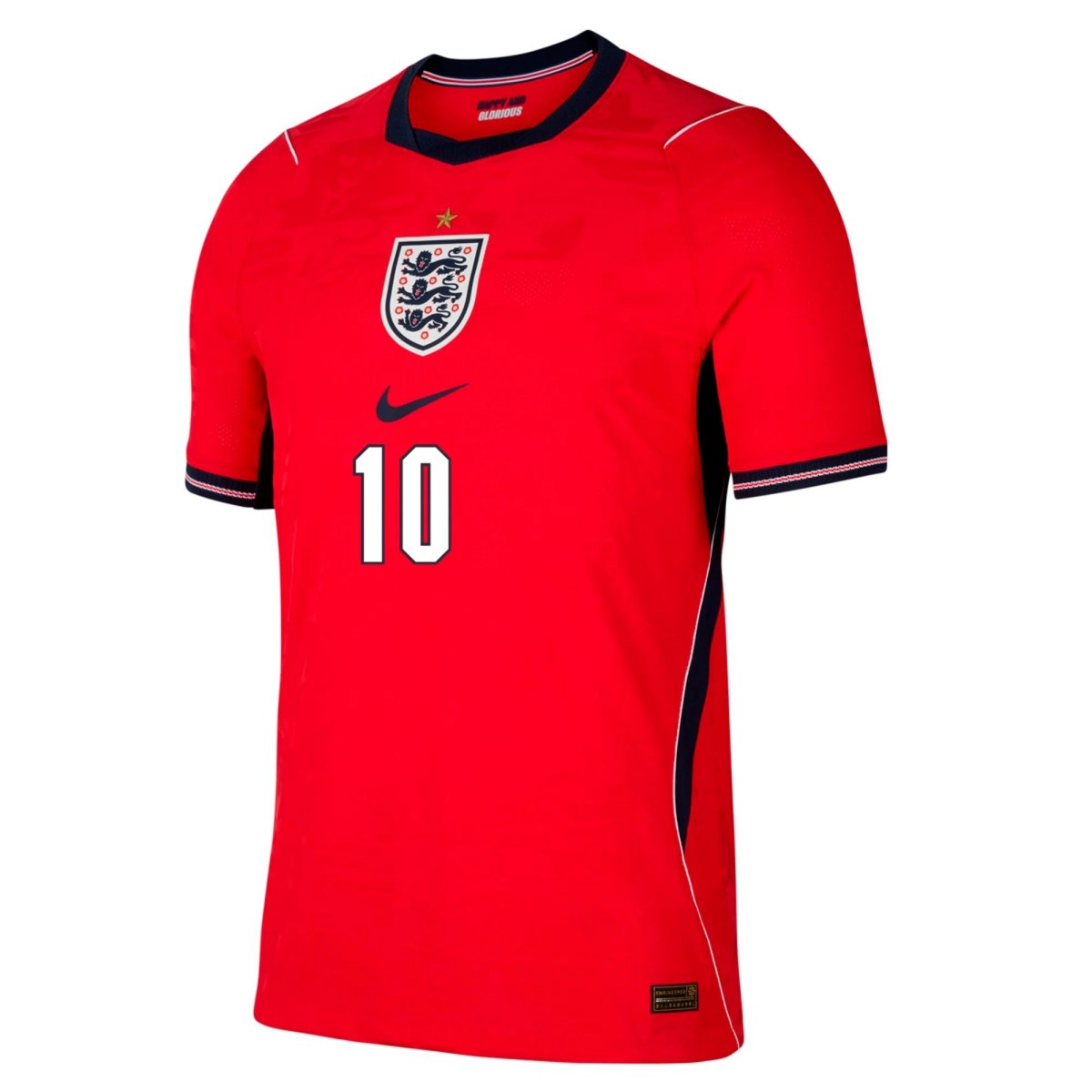 BELLINGHAM #10 England Away Match Jersey Player Version World Cup 2026 (back view)