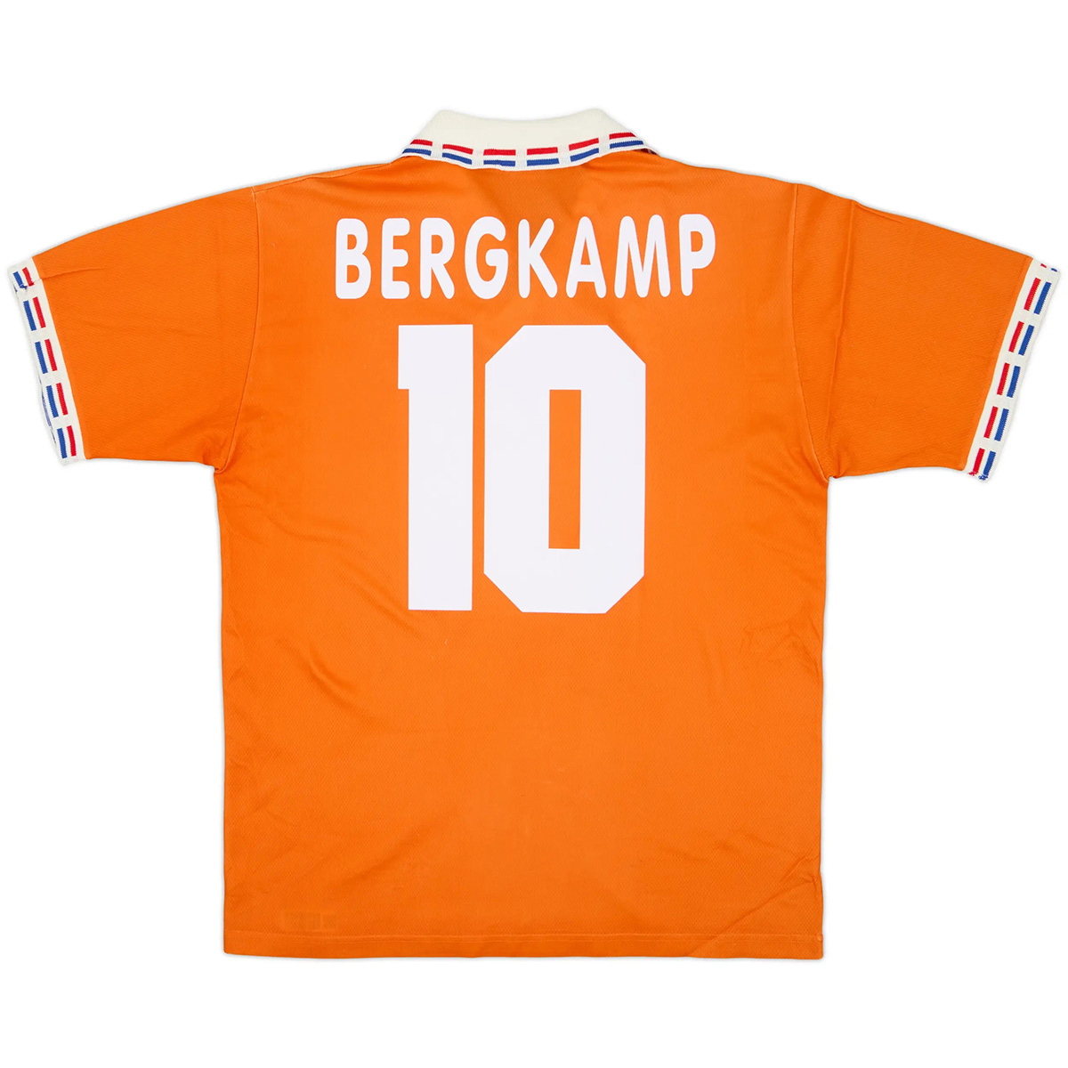 BERGKAMP #10 Retro Netherlands Home Jersey Euro 1996