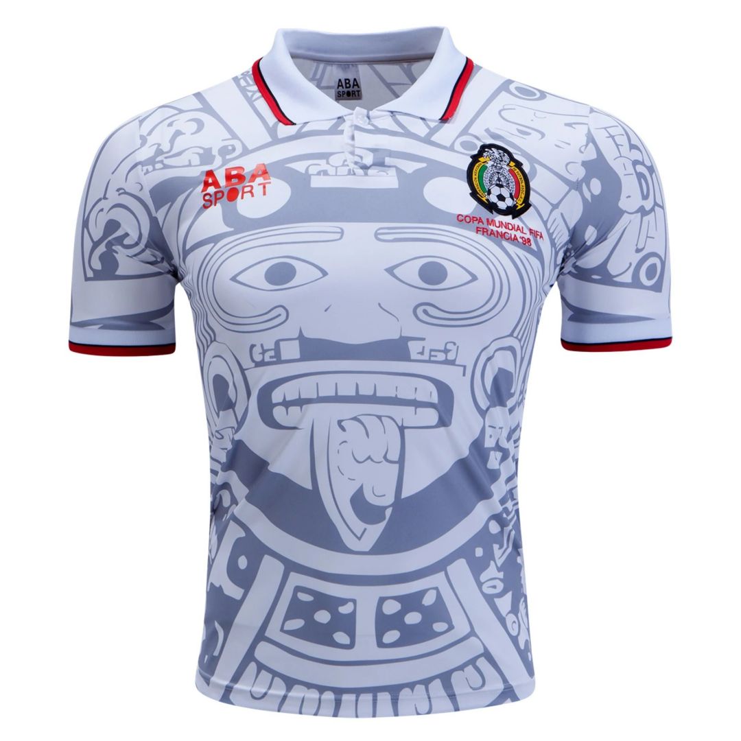 BLANCO #11 Retro Mexico Away Jersey World Cup 1998 (back view)