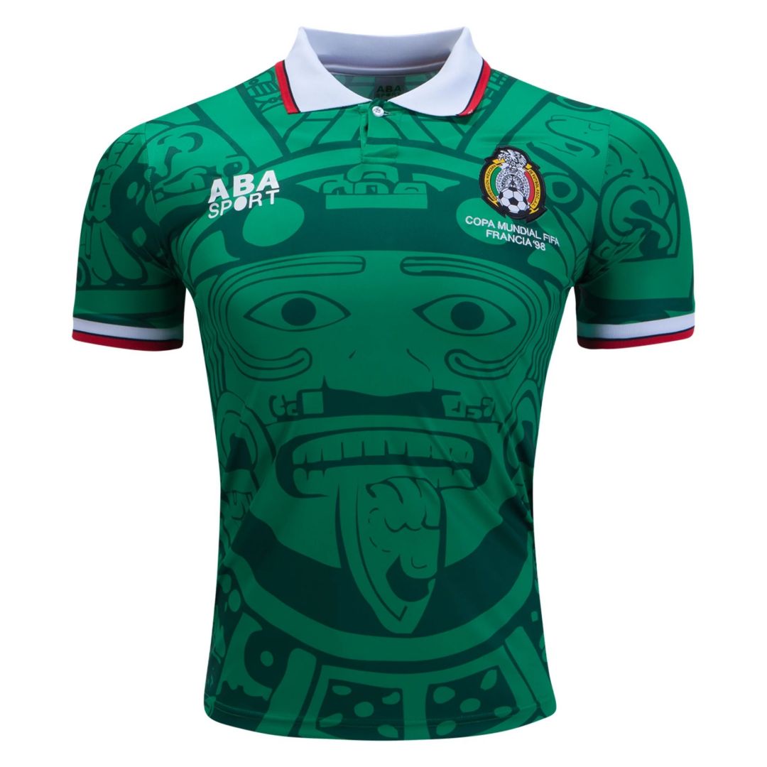 BLANCO #11 Retro Mexico Home Jersey World Cup 1998 (back view)