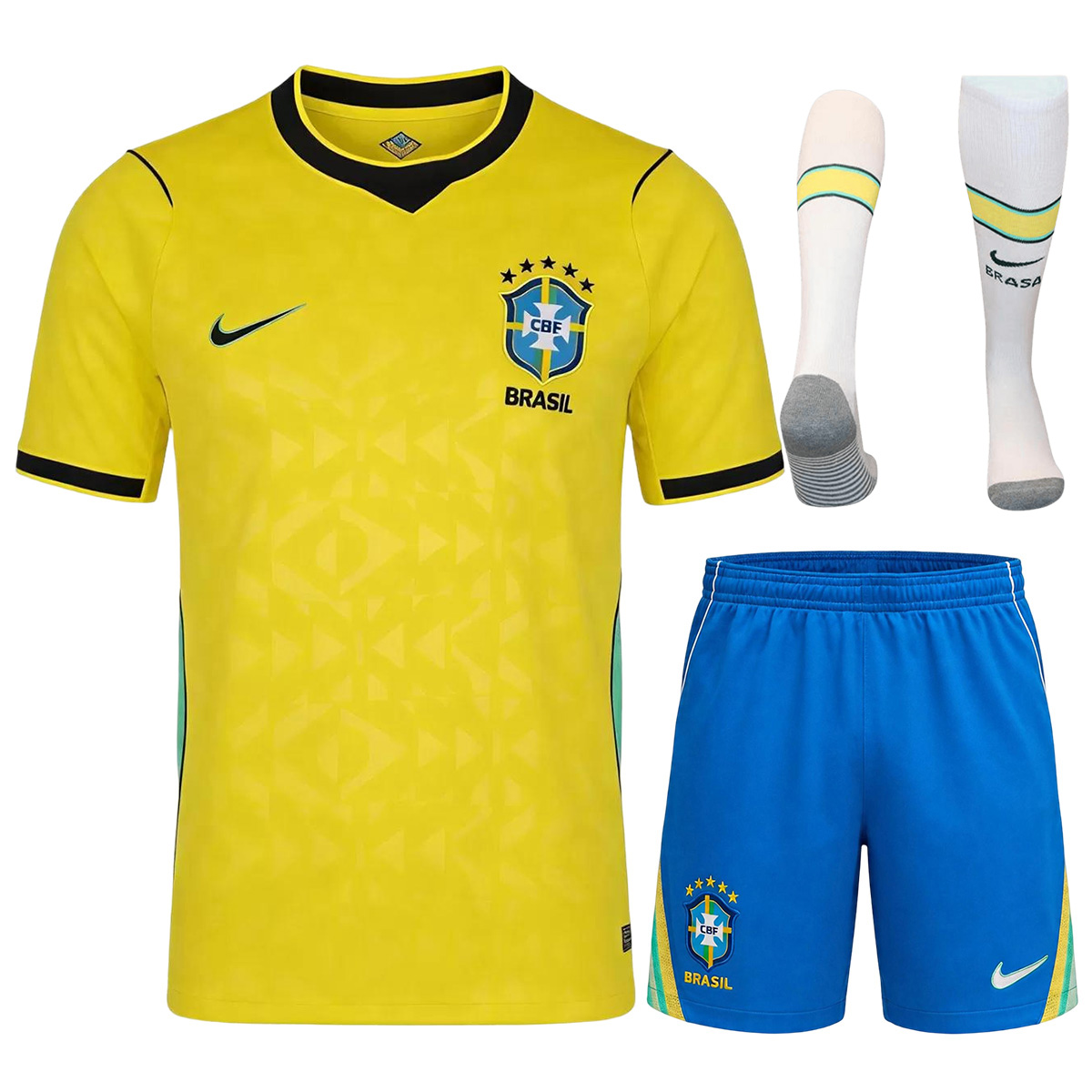 Brazil Home Jersey Full Kit World Cup 2026