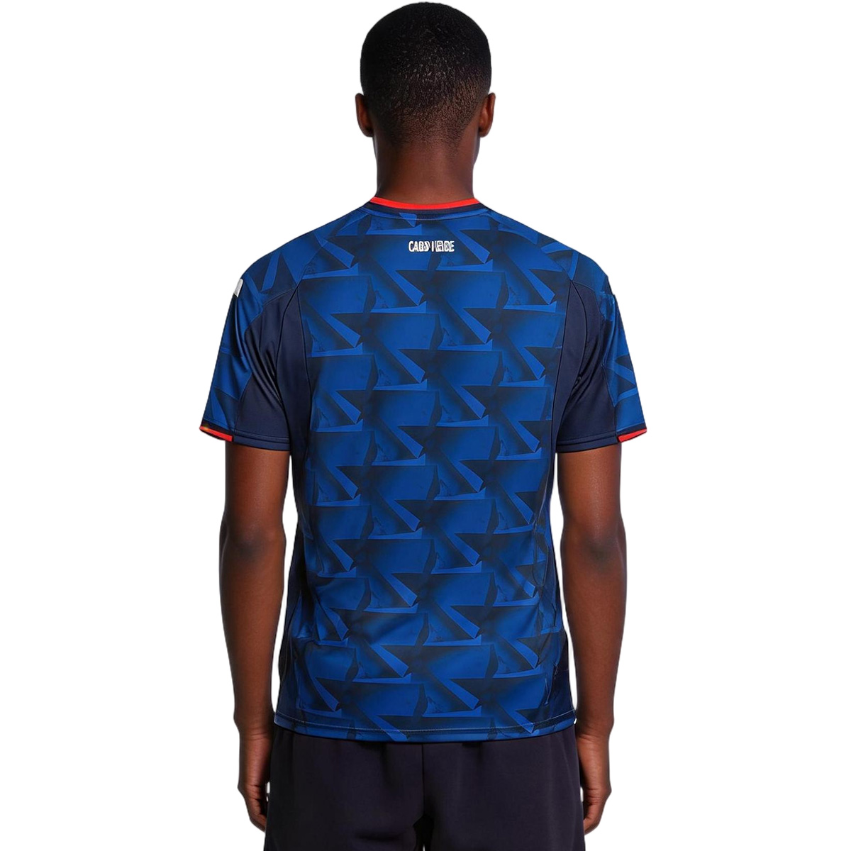Cape Verde Home Jersey World Cup 2026 (back view)