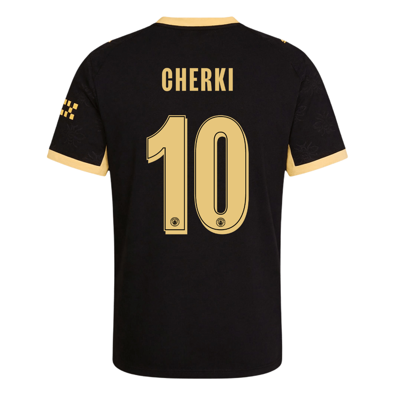 CHERKI #10 Manchester City Away Match Jersey Player Version 2026/27 - UCL Font