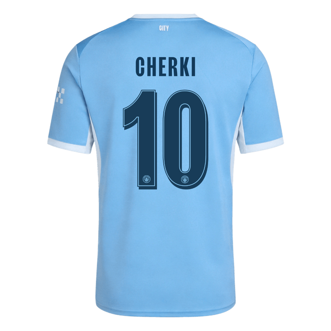 CHERKI #10 Manchester City Home Jersey 2026/27 - UCL Font