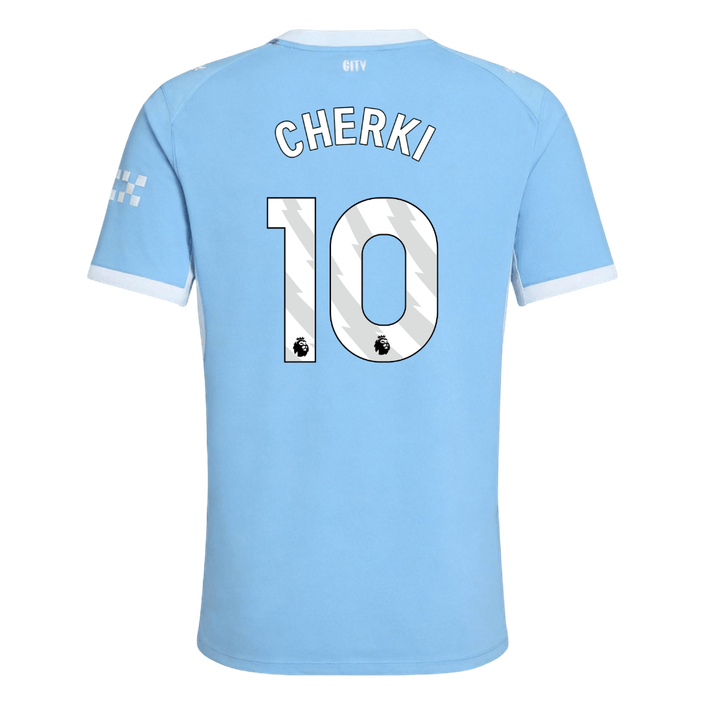 CHERKI #10 Manchester City Home Match Jersey Player Version 2026/27
