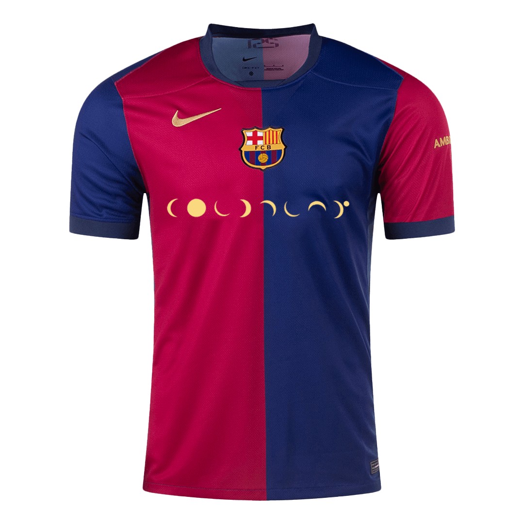 COLDPLAY #10 Barcelona Home Coldplay Jersey 2024/25 (back view)