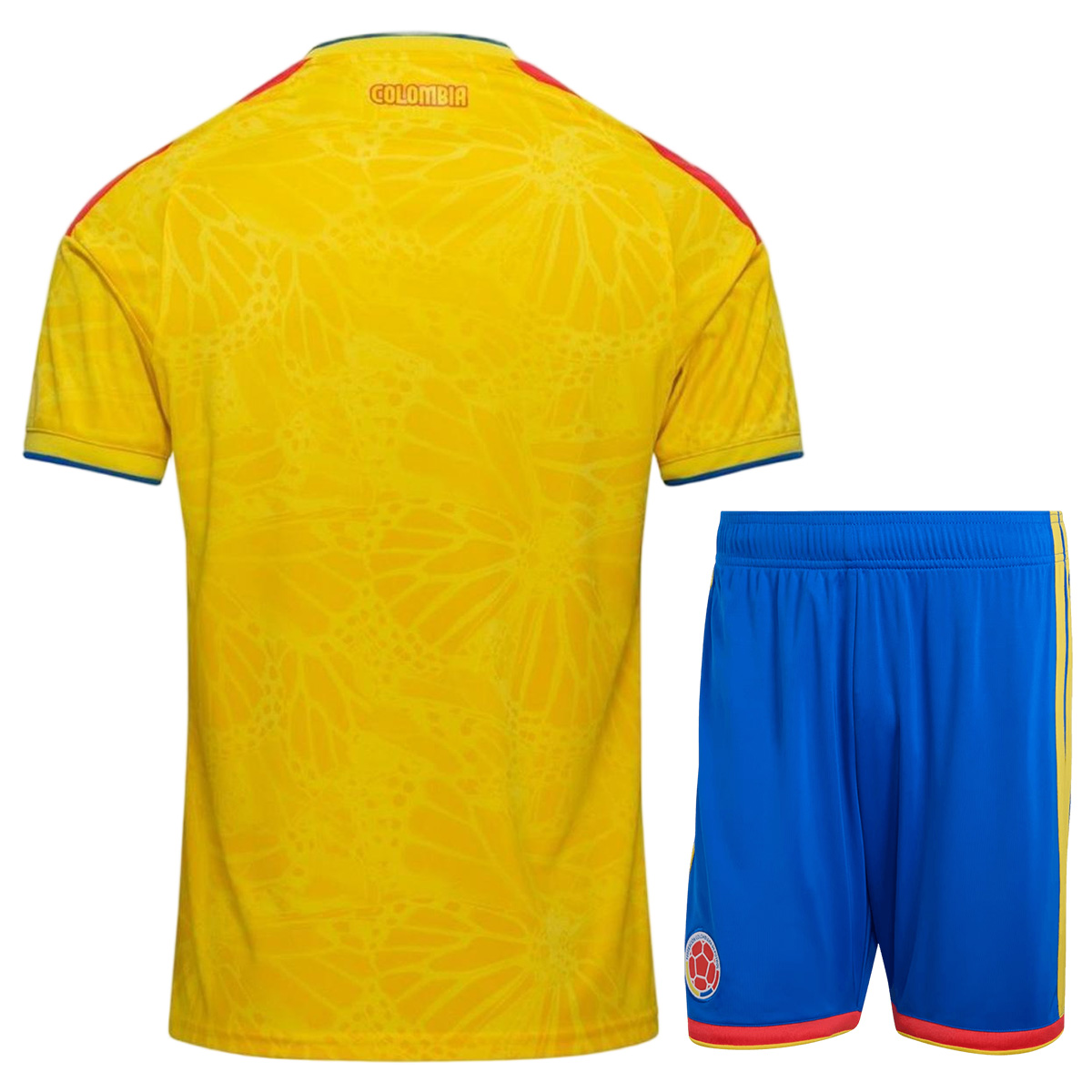 Colombia Home Jersey Kit World Cup 2026 (back view)
